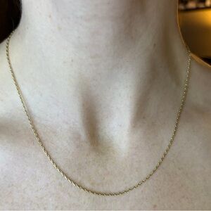 14k Gold Vintage Hayseed Chain